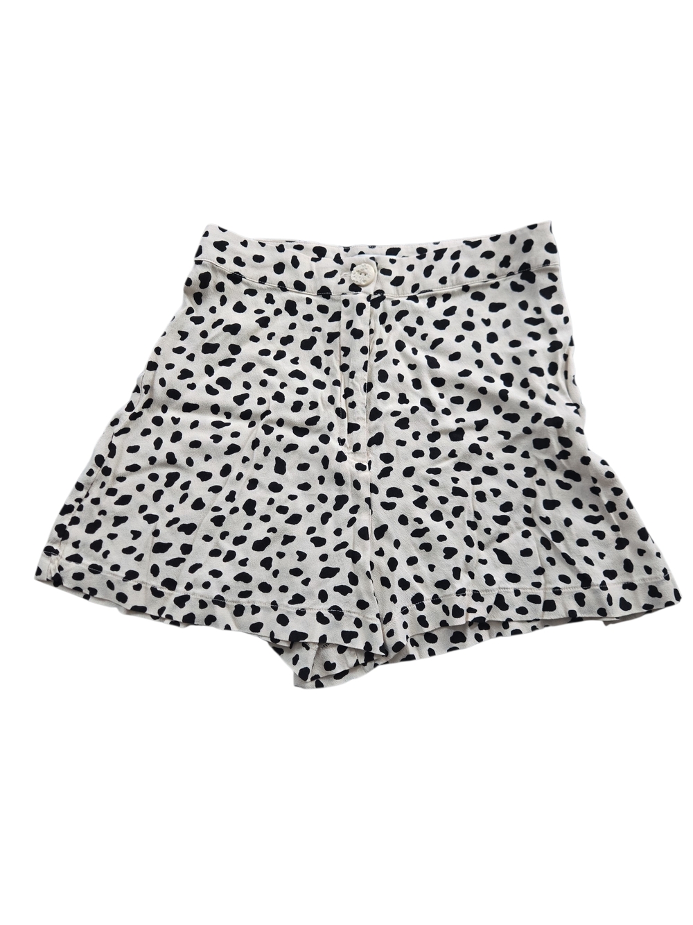 Moon River Spotted Flowey High-Waist Shorts Size Small
